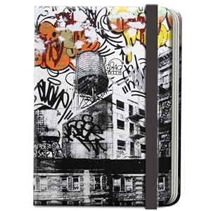 Street Notes-New York Artwork by AVone (Large Hardcover Journal): 144-page lined notebook