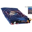 Mega Size - Jumbo Family 100% Cotton Patterned Velour Beach Towel (40inch x 72inch)