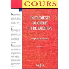 Instruments de cr�dit et de paiement