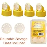 Replacement Valve and Membrane for Medela Breastpumps (Swing, Lactina, Pump in Style), 4x Valves/6x Membranes, Part #87089; Repaces Medela Valve and Medela Membrane