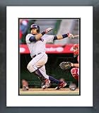 Cleveland Indians Carlos Santana 2011 Hitting Framed Picture 8x10