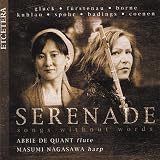 Serenade -- Songs Without Words for Flute and Harp by Gluck / Furstenau / Borne / Kuhlau
