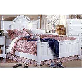 Queen Cottage Headboard Footboard With Rails