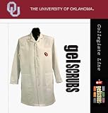 Oklahoma Sooners Long Lab Coat from GelScrubs - B000BJITKS