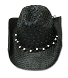 Houston Cowboy Hat with Wooden Beads in Assorted Colors