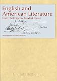 English and American Literature