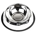 Stainless Steel Bowls - Mayfield Stainless Steel Embossed Dog Bowl  15cm