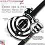 Bullseye Black and White WraptorSkinz Skin fits XBOX 360 & PS3 Guitar Hero III Les Paul Controller (GUITAR NOT INCLUDED)