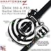 Bullseye Black and White WraptorSkinz Skin fits XBOX 360 & PS3 Guitar Hero III Les Paul Controller (GUITAR NOT INCLUDED)