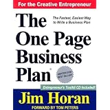 The One Page Business Plan for the Creative Entrepreneur (Paperback)