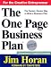 Books : The One Page Business Plan for the Creative Entrepreneur