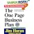 The One Page Business Plan for the Creative Entrepreneur