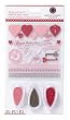 Martha Stewart Crafts Stamp And Ink Set, Valentine's Day Heart & Key