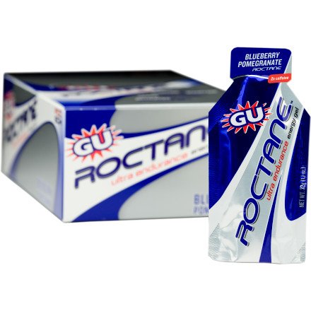 Gu Energy Gel, Roctane, Blueberry Pomegranate, 24-Count