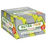 Nutra-Trim Weight Management Chewing Gum, Spearmint, 12-Count Boxes (Pack of 2)