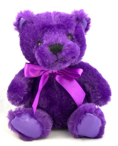 Purple Plush Bear