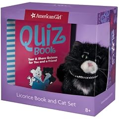 Licorice Book & Plush Set: Quiz Book--Tear and Share Quizzes for You and a Friend [With Plush Cat] (Coconut)
