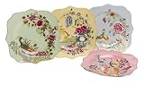 Spode Home Accents Collection 9-Inch Accent Plates, Set of 4 - Kimono