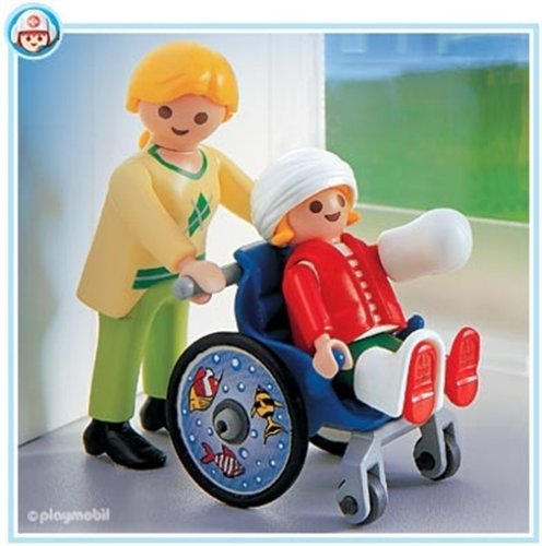 Childrens Toyshop  Toys : Playmobil - Child with Wheelchair 4407