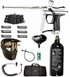 08 Spyder ELECTRA Paintball Marker Gun SNIPER Titanium Set