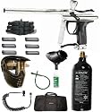 08 Spyder ELECTRA Paintball Marker Gun SNIPER Titanium Set
