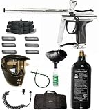 08 Spyder ELECTRA Paintball Marker Gun SNIPER Titanium Set