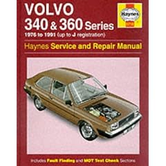 Volvo 340 and 360 Series Service and Repair Manual (Haynes Service and Repair Manuals)