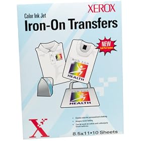 Xerox Color Inkjet Iron on Transfers