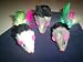 1 Fur Mice with Feather Tail & Rattle