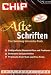 Computer Software : Alte Schriften, CD-ROM Die Sammlung historischer Fonts. Für Windows 9x/ME/NT/2000/XP