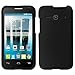 Zizo Rubberized Cover for Alcatel OneTouch Evolve 2 4037T - Retail Packaging - Black