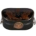 Handmade Black Leather Shuang Xi Dragon & Phoenix Design 11" Storage/Gift Box