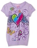 Fang Girls 2-6x Short Sleeve Banded Bottom Tee