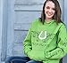 Live for the Ride Horse Hoodie Horseshoe Hoodie Br/Tq M Brown