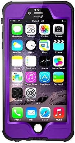 iPhone 6s Waterpoof Case, iPhone 6 Waterproof Case GOGOM Waterproof Shockproof Snowproof Dirtpoof Full Sealed Protective Case Cover for Apple iPhone 6s / iPhone 6 4.7 Inch (Purple)