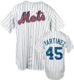 Pedro Martinez White Majestic MLB 2009 Home Royal Replica New York Mets Jersey