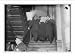Newswire Photo (L): Miss Ward Law leaving court escorted by policeman and others