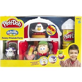 Play Doh - Doh-Ville Fuzzy Friends Farm
