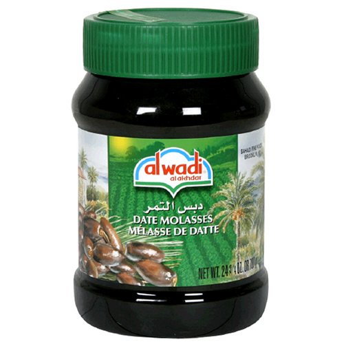 Alwadi Al Akhdar Date Molasses, 24.75-Ounce plastic jar (Pack of 3) by Al Wadi