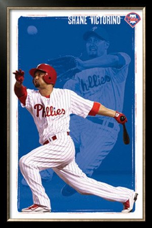 Philadelphia Phillies - Shane Victorino Framed Poster Print, 25x37