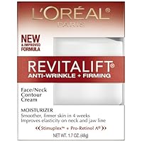 L'Oreal Paris Revitalift, Anti-Wrinkle, Firming Face and Neck Contour Cream, 1.7 Ounce