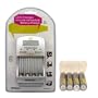 Hitech - Quick Battery Charger & 4 AA Rechargeable Batteries. *** FREE Battery Case***