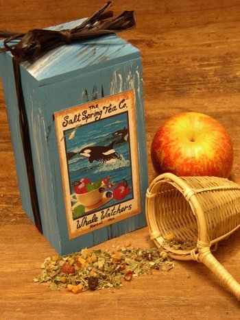 Salt Spring Tea Whale Watchers Chamomile and Apple Herbal Tea - 1.9oz Box by The Salt Spring Tea Co.