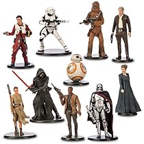 Official Disney Star Wars The Force Awakens 10 Deluxe Figurine Playset
