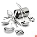 Pinzon 8-Piece Stainless-Steel Tool Set with Canister Holder