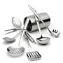 PINZON 8-PIECE STAINLES STEEL TOOL SET WITH CANISTER HOLDER