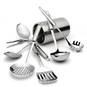 Pinzon 8-Piece Stainless-Steel Tool Set with Canister Holder