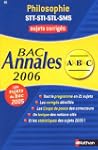 Philosophie STT-STI-STL-SMS : Annales...