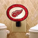 NHL Detroit Red Wings Art-Glass Nightlight