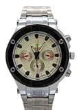 Weide - Montre Homme - Quartz - Acier analogique plaqu?? or - Beige Chronographe Cercle Dial analogiquesSport Watches